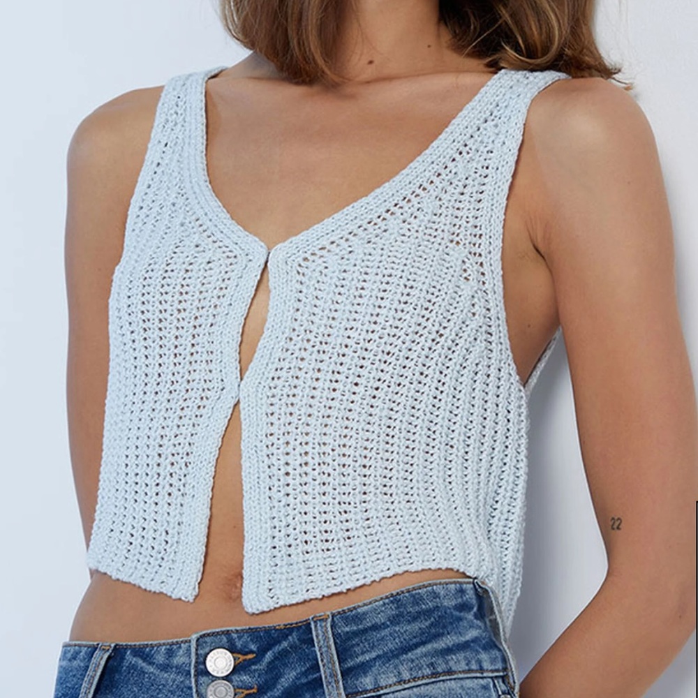 PacSun Hook & Eye Sweater Tank Top